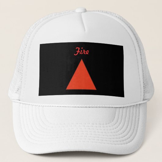 Brandvuur Trucker Pet (Voorkant)