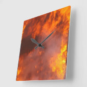 Brandvuur Vierkante Klok (Hoek)