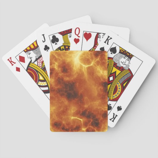 Brandvuur | Zazzle_Growshop. Pokerkaarten (Achterkant)