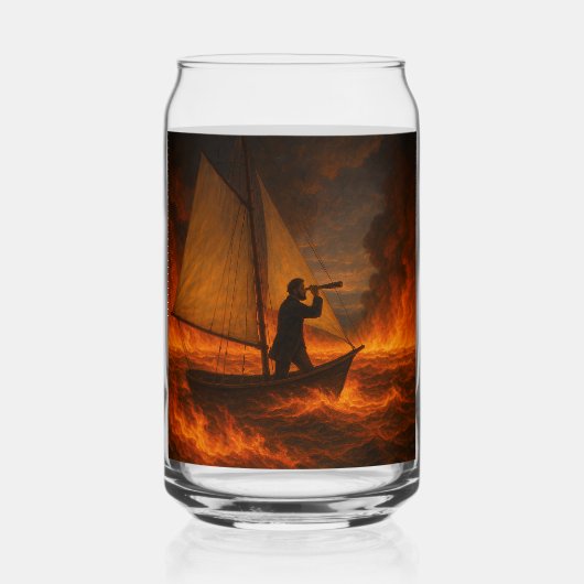 Brandwater Blikvorm Glas (Voorkant)