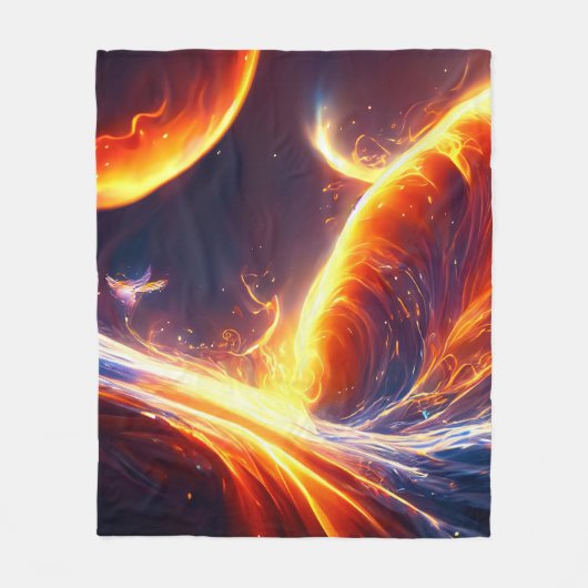 brandwaterruimte fleece deken (Voorkant)