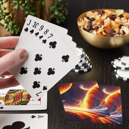 brandwaterruimte pokerkaarten (Insitu)