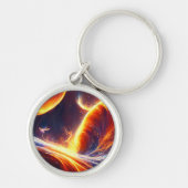 brandwaterruimte sleutelhanger (Voorkant)