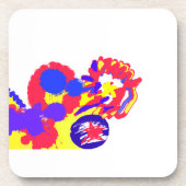 Brandweer 4 juli bier onderzetter (Voorkant)