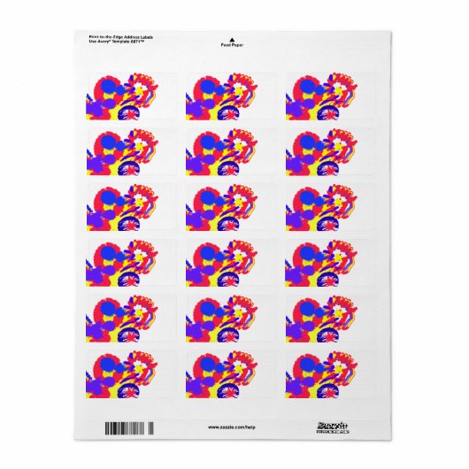 Brandweer 4 juli etiket (Full Sheet)