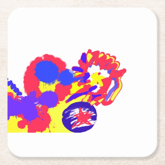 Brandweer 4 juli kartonnen onderzetters (Voorkant)