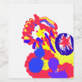 Brandweer 4 juli wijn etiket (Enkel label)