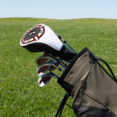 Brandweer ADD NAAM Brandweerman Badge Redding Golfheadcover (Insitu)