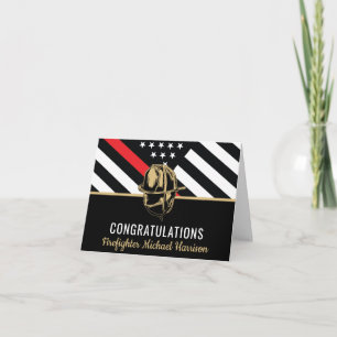 Brandweer Afstuderen Fire Academy Red Line Flag Kaart