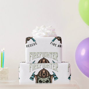 Brandweer brand en redding cadeaupapier