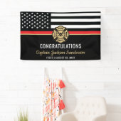 Brandweer Brandweer Brandweer Pensionering Spandoek (Insitu)