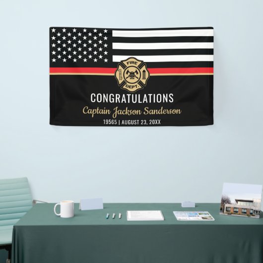 Brandweer Brandweer Brandweer Pensionering Spandoek (Beurs)