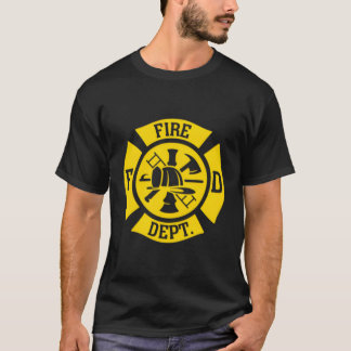 Brandweer Brandweer Dept Badge T-shirt