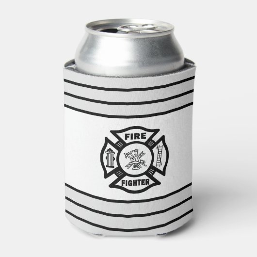 Brandweer Brandweer Dept Logo Koelbox Blikjeskoeler (Blikje Voorkant)