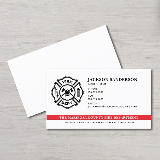  brandweer brandweer Logo Visitekaartje