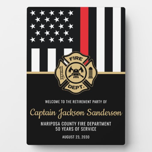 Brandweer Brandweer Pensioen Partij Fotoplaat (voorkant)