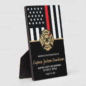 Brandweer Brandweer Pensioen Partij Fotoplaat (Zijkant)