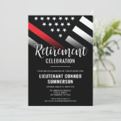 Brandweer Brandweer Pensioen Partij Kaart (Staand voorkant)