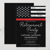 Brandweer Brandweer Pensioen Partij Kaart (Voorkant / Achterkant)