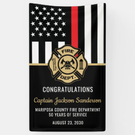 Brandweer Brandweer Pensioen Partij Spandoek