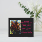 Brandweer Briefkaart (Staand voorkant)