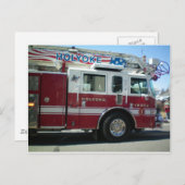 Brandweer Briefkaart (Voorkant / Achterkant)