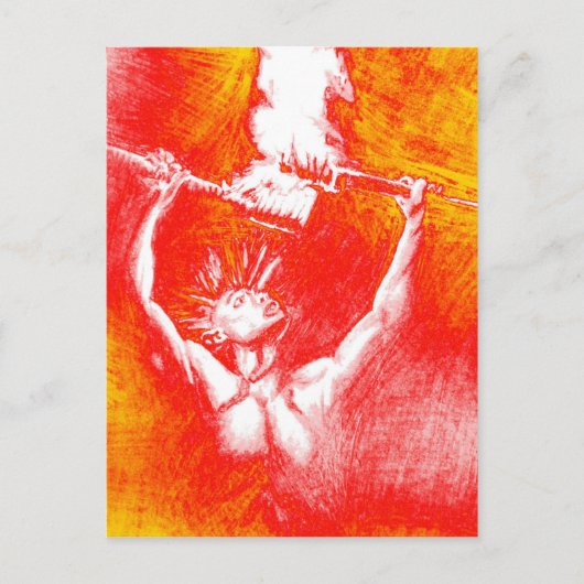 Brandweer Briefkaart (Voorkant)