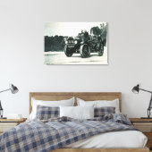 Brandweer Brockton - Motornummer 1 Canvas Afdruk (Insitu (Slaapkamer))