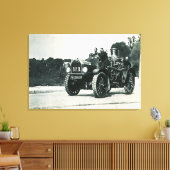 Brandweer Brockton - Motornummer 1 Canvas Afdruk (Insitu (Woonkamer))