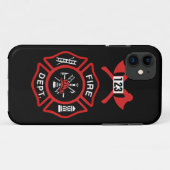 Brandweer Case-Mate iPhone Case (Achterkant (horizontaal))