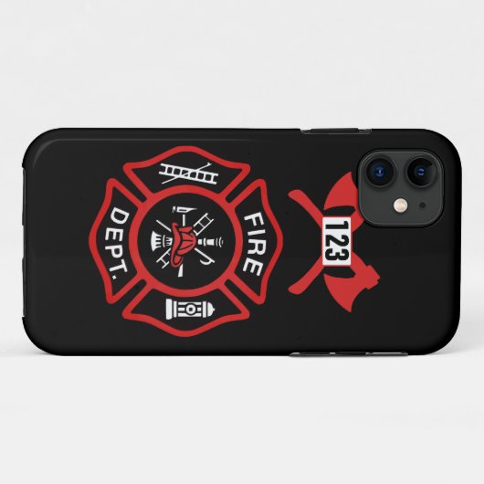 Brandweer Case-Mate iPhone Case (Achterkant (horizontaal))