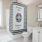 Brandweer   douchegordijn (In situ)