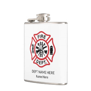 Brandweer Emblem Heupfles