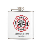 Brandweer Emblem Heupfles (Voorkant)