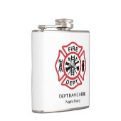 Brandweer Emblem Heupfles (Rechts)