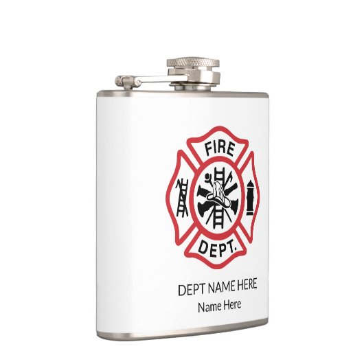 Brandweer Emblem Heupfles (Rechts)