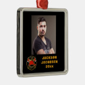 Brandweer Emblem Metalen Ornament (Rechts)