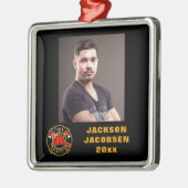 Brandweer Emblem Metalen Ornament (Links)