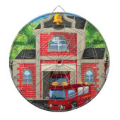 Brandweer en brandweer dartbord (Voorkant)