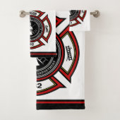 Brandweer en brandweer en brandweer bad handdoek (Insitu)