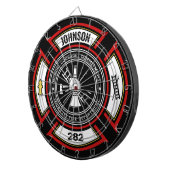 Brandweer en brandweer en brandweer dartbord (Voorkant Rechts)