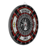Brandweer en brandweer en brandweer dartbord (Voorkant Links)