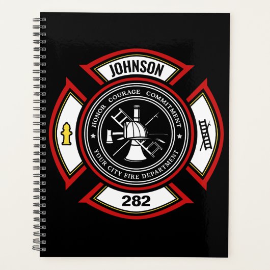 Brandweer en brandweer en brandweer planner (Voorkant)