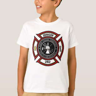 Brandweer en brandweer en brandweer t-shirt