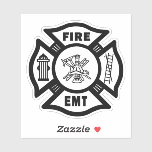 Brandweer- en reddingsstickers voor EMT Sticker (Vel)