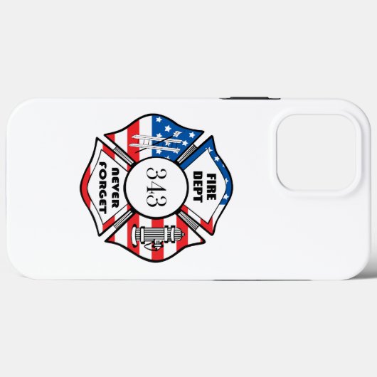 Brandweer FDNY Case-Mate iPhone Case (Achterkant (horizontaal))