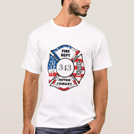 Brandweer FDNY Stad New York T-shirt