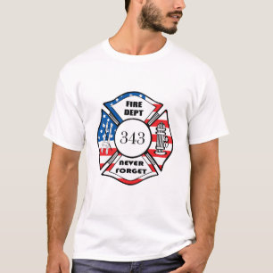 Brandweer FDNY Stad New York T-shirt