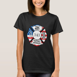 Brandweer FDNY Stad New York T-shirt