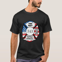 Brandweer FDNY Stad New York T-shirt